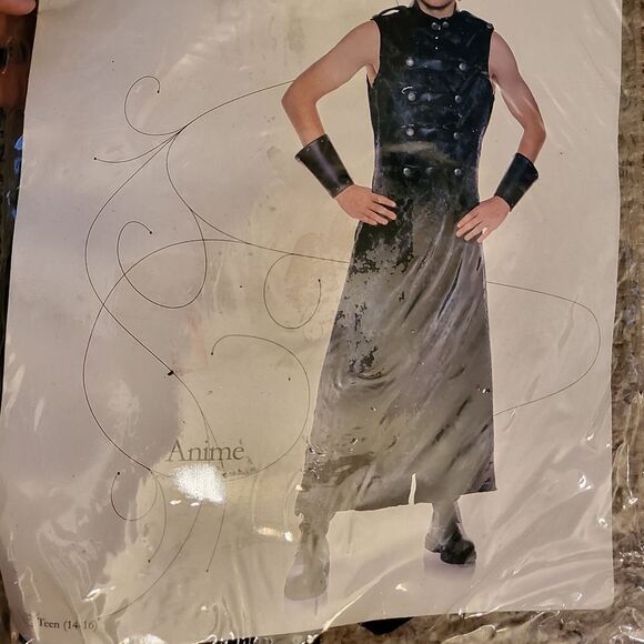 NWT Underwraps Teen Anime Jaquard Tunic Costume - Picture 3 of 6